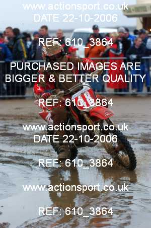 Photo: 610_3864 ActionSport Photography 21,22/10/2006 Weston Beach Race  _3_Youth85cc-ArmyHarleys #48
