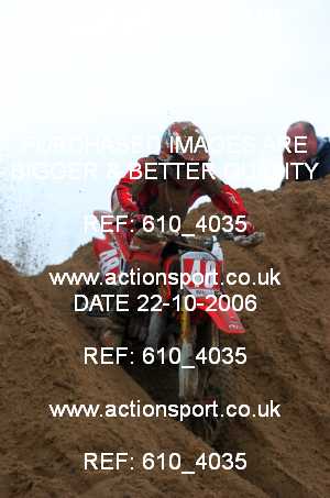 Photo: 610_4035 ActionSport Photography 21,22/10/2006 Weston Beach Race  _3_Youth85cc-ArmyHarleys #48
