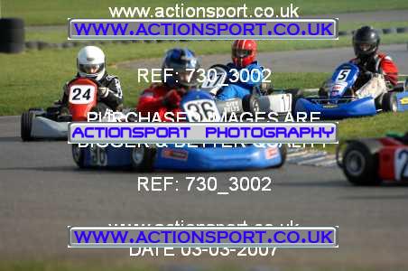 Photo: 730_3002 ActionSport Photography 03/03/2007 NatSKA Karting - Whilton Mill 3_Class14-5