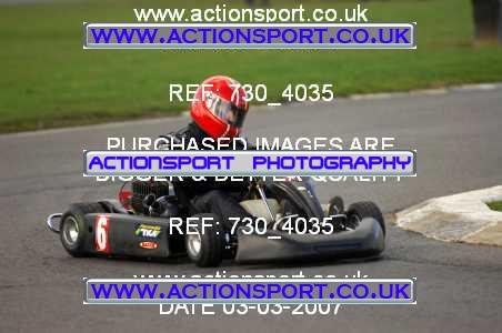 Photo: 730_4035 ActionSport Photography 03/03/2007 NatSKA Karting - Whilton Mill 4_Class7_Novice14-5_Class8