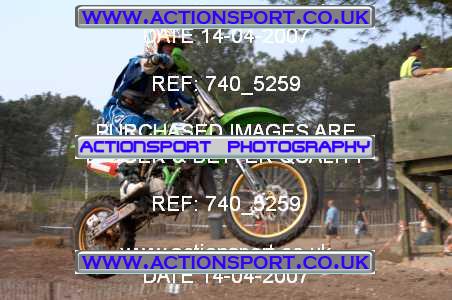 Photo: 740_5259 ActionSport Photography 15/04/2007 BSMA National - Matchams  _6_85ccSupport