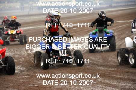 Photo: 710_1711 ActionSport Photography 20,21/10/2007 Weston Beach Race 2007  _3_YouthQuads #34