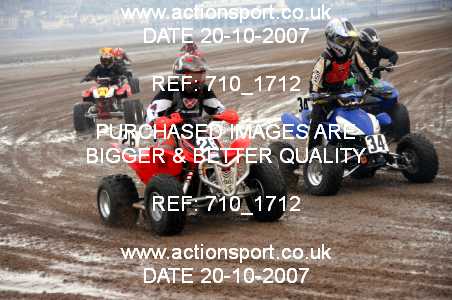 Photo: 710_1712 ActionSport Photography 20,21/10/2007 Weston Beach Race 2007  _3_YouthQuads #34