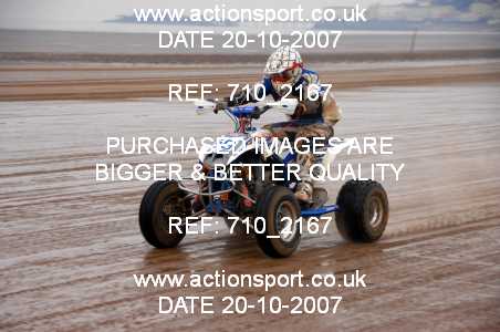 Photo: 710_2167 ActionSport Photography 20,21/10/2007 Weston Beach Race 2007  _3_YouthQuads #59