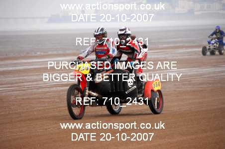 Photo: 710_2431 ActionSport Photography 20,21/10/2007 Weston Beach Race 2007  _2_AdultQuads-Sidecars #154