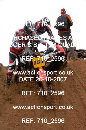 Photo: 710_2596 ActionSport Photography 20,21/10/2007 Weston Beach Race 2007  _2_AdultQuads-Sidecars #154