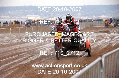 Photo: 710_2712 ActionSport Photography 20,21/10/2007 Weston Beach Race 2007  _2_AdultQuads-Sidecars #154