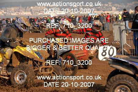 Photo: 710_3200 ActionSport Photography 20,21/10/2007 Weston Beach Race 2007  _2_AdultQuads-Sidecars #151
