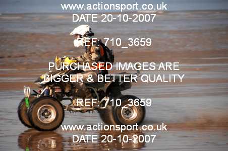Photo: 710_3659 ActionSport Photography 20,21/10/2007 Weston Beach Race 2007  _2_AdultQuads-Sidecars #519