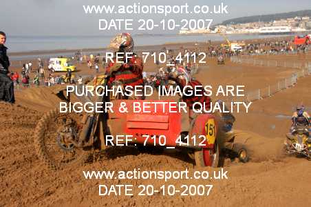 Photo: 710_4112 ActionSport Photography 20,21/10/2007 Weston Beach Race 2007  _2_AdultQuads-Sidecars #151
