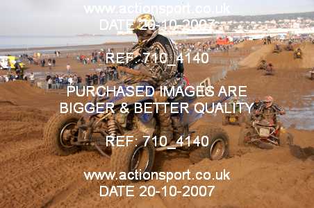 Photo: 710_4140 ActionSport Photography 20,21/10/2007 Weston Beach Race 2007  _2_AdultQuads-Sidecars #79