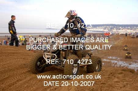 Photo: 710_4273 ActionSport Photography 20,21/10/2007 Weston Beach Race 2007  _2_AdultQuads-Sidecars #519