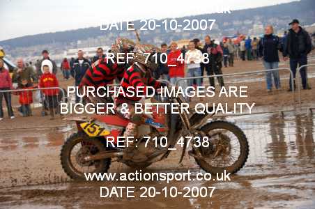 Photo: 710_4738 ActionSport Photography 20,21/10/2007 Weston Beach Race 2007  _2_AdultQuads-Sidecars #151
