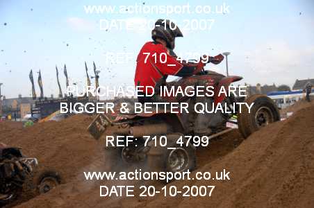 Photo: 710_4799 ActionSport Photography 20,21/10/2007 Weston Beach Race 2007  _2_AdultQuads-Sidecars #44