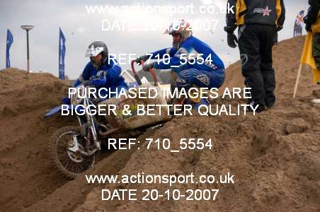 Photo: 710_5554 ActionSport Photography 20,21/10/2007 Weston Beach Race 2007  _2_AdultQuads-Sidecars #113