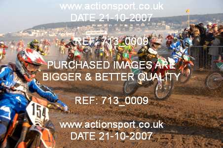 Photo: 713_0009 ActionSport Photography 20,21/10/2007 Weston Beach Race 2007  _4_85cc #54