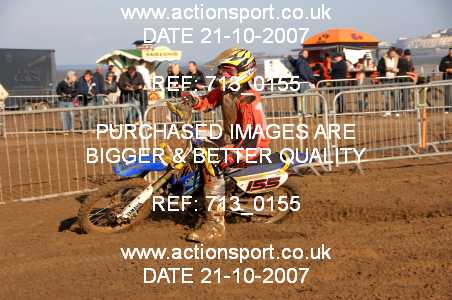 Photo: 713_0155 ActionSport Photography 20,21/10/2007 Weston Beach Race 2007  _4_85cc #155