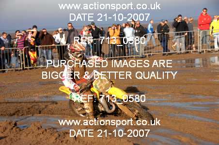 Photo: 713_0580 ActionSport Photography 20,21/10/2007 Weston Beach Race 2007  _4_85cc #54