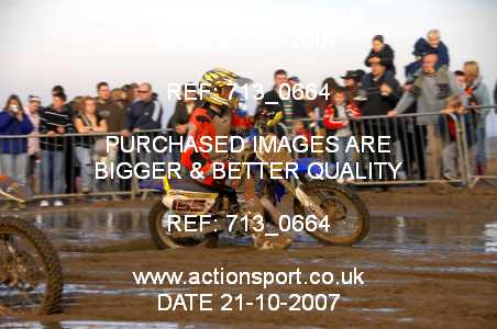 Photo: 713_0664 ActionSport Photography 20,21/10/2007 Weston Beach Race 2007  _4_85cc #155