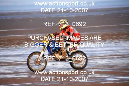 Photo: 713_0692 ActionSport Photography 20,21/10/2007 Weston Beach Race 2007  _4_85cc #155