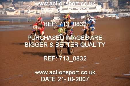 Photo: 713_0832 ActionSport Photography 20,21/10/2007 Weston Beach Race 2007  _4_85cc #100