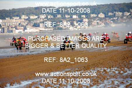Photo: 8A2_1063 ActionSport Photography 11,12/10/2008 Weston Beach Race  _2_AdultQuads-Sidecars #17
