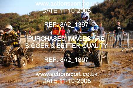 Photo: 8A2_1397 ActionSport Photography 11,12/10/2008 Weston Beach Race  _2_AdultQuads-Sidecars #393