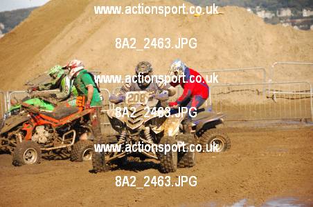 Photo: 8A2_2463 ActionSport Photography 11,12/10/2008 Weston Beach Race  _2_AdultQuads-Sidecars #208