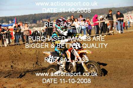 Photo: 8A2_5235 ActionSport Photography 11,12/10/2008 Weston Beach Race  _1_Junior65cc #21
