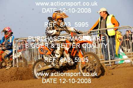 Photo: 8A3_5995 ActionSport Photography 11,12/10/2008 Weston Beach Race  _4_Youth85cc #163