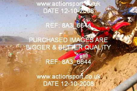 Photo: 8A3_6644 ActionSport Photography 11,12/10/2008 Weston Beach Race  _5_AdultSolos #800