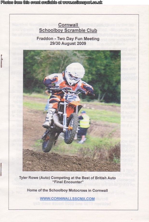 Event programme page