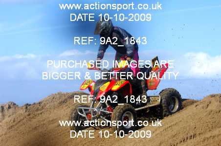 Photo: 9A2_1843 ActionSport Photography 10,11/10/2009 Weston Beach Race 2009  _3_QuadsSidecars #339