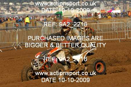 Photo: 9A2_2216 ActionSport Photography 10,11/10/2009 Weston Beach Race 2009  _3_QuadsSidecars #529