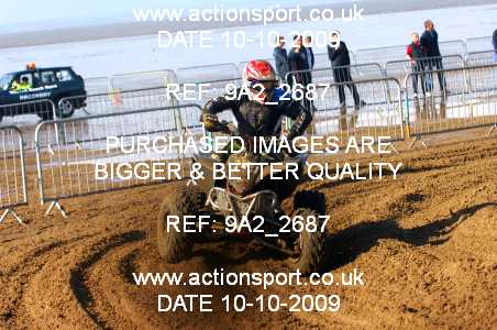 Photo: 9A2_2687 ActionSport Photography 10,11/10/2009 Weston Beach Race 2009  _3_QuadsSidecars #229