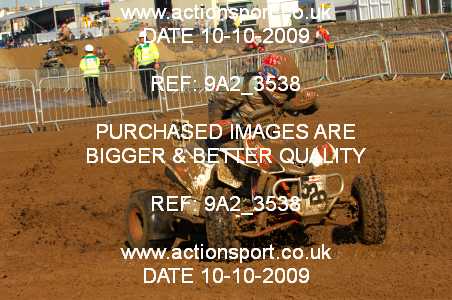 Photo: 9A2_3538 ActionSport Photography 10,11/10/2009 Weston Beach Race 2009  _3_QuadsSidecars #529