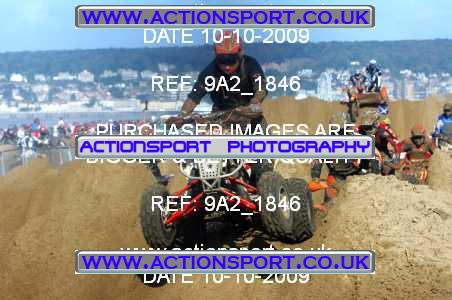 Photo: 9A2_1846 ActionSport Photography 10,11/10/2009 Weston Beach Race 2009  _3_QuadsSidecars #16
