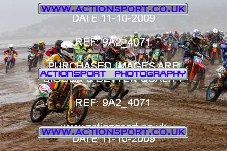 Photo: 9A2_4071 ActionSport Photography 10,11/10/2009 Weston Beach Race 2009  _4_85cc #76