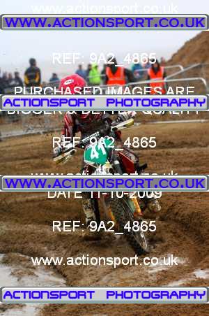 Photo: 9A2_4865 ActionSport Photography 10,11/10/2009 Weston Beach Race 2009  _4_85cc #41
