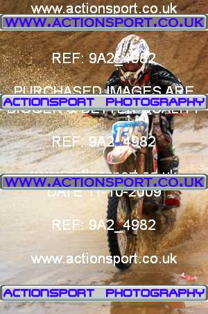 Photo: 9A2_4982 ActionSport Photography 10,11/10/2009 Weston Beach Race 2009  _4_85cc #136