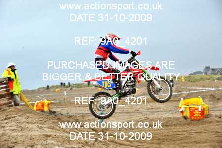 Photo: 9A0_4201 ActionSport Photography 31Oct,01/11/2009 ORPA Barmouth Beach Race  _4_MX2 #105