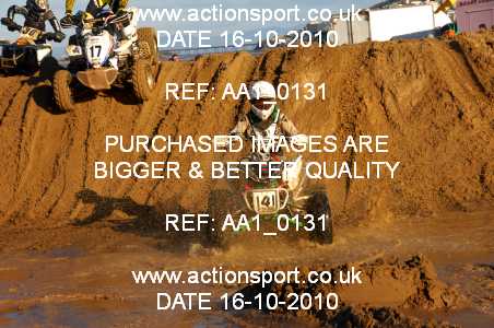 Photo: AA1_0131 ActionSport Photography 16/10/2010 Weston Beach Race 2010  _2_YouthQuads #141