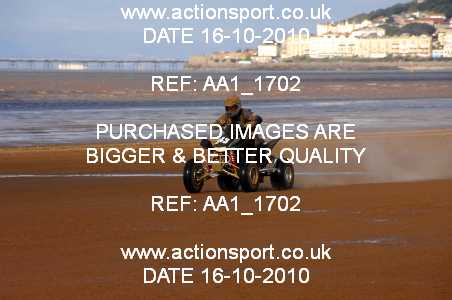 Photo: AA1_1702 ActionSport Photography 16/10/2010 Weston Beach Race 2010  _3_QuadsSidecars #343