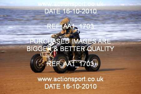 Photo: AA1_1703 ActionSport Photography 16/10/2010 Weston Beach Race 2010  _3_QuadsSidecars #343