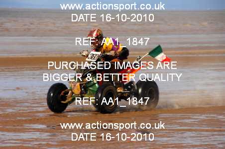 Photo: AA1_1847 ActionSport Photography 16/10/2010 Weston Beach Race 2010  _3_QuadsSidecars #360