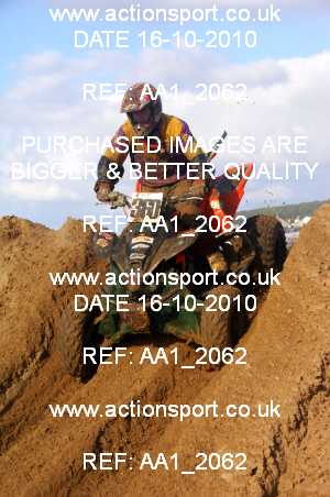 Photo: AA1_2062 ActionSport Photography 16/10/2010 Weston Beach Race 2010  _3_QuadsSidecars #360