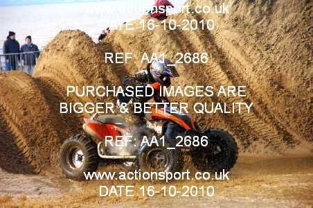Photo: AA1_2686 ActionSport Photography 16/10/2010 Weston Beach Race 2010  _3_QuadsSidecars #332
