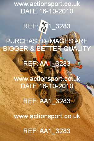 Photo: AA1_3283 ActionSport Photography 16/10/2010 Weston Beach Race 2010  _3_QuadsSidecars #332