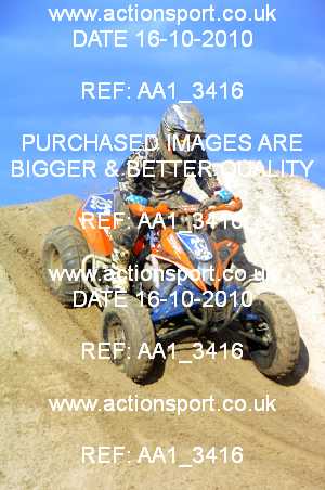 Photo: AA1_3416 ActionSport Photography 16/10/2010 Weston Beach Race 2010  _3_QuadsSidecars #332