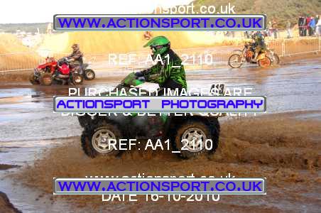 Photo: AA1_2110 ActionSport Photography 16/10/2010 Weston Beach Race 2010  _3_QuadsSidecars #413